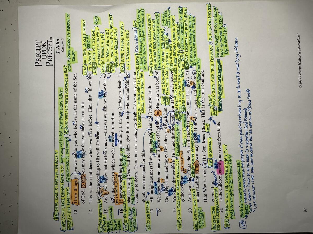 1 John 5 18 Commentary Precept Austin