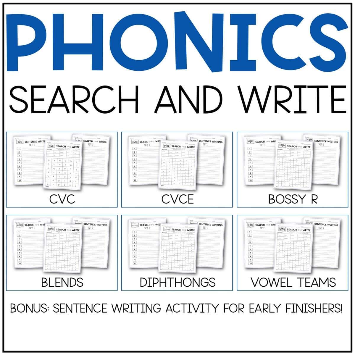 100 Free PDF Phonics Worksheets With Answer Keys 100 Free PDF Phonics Worksheets With Answer Keys
