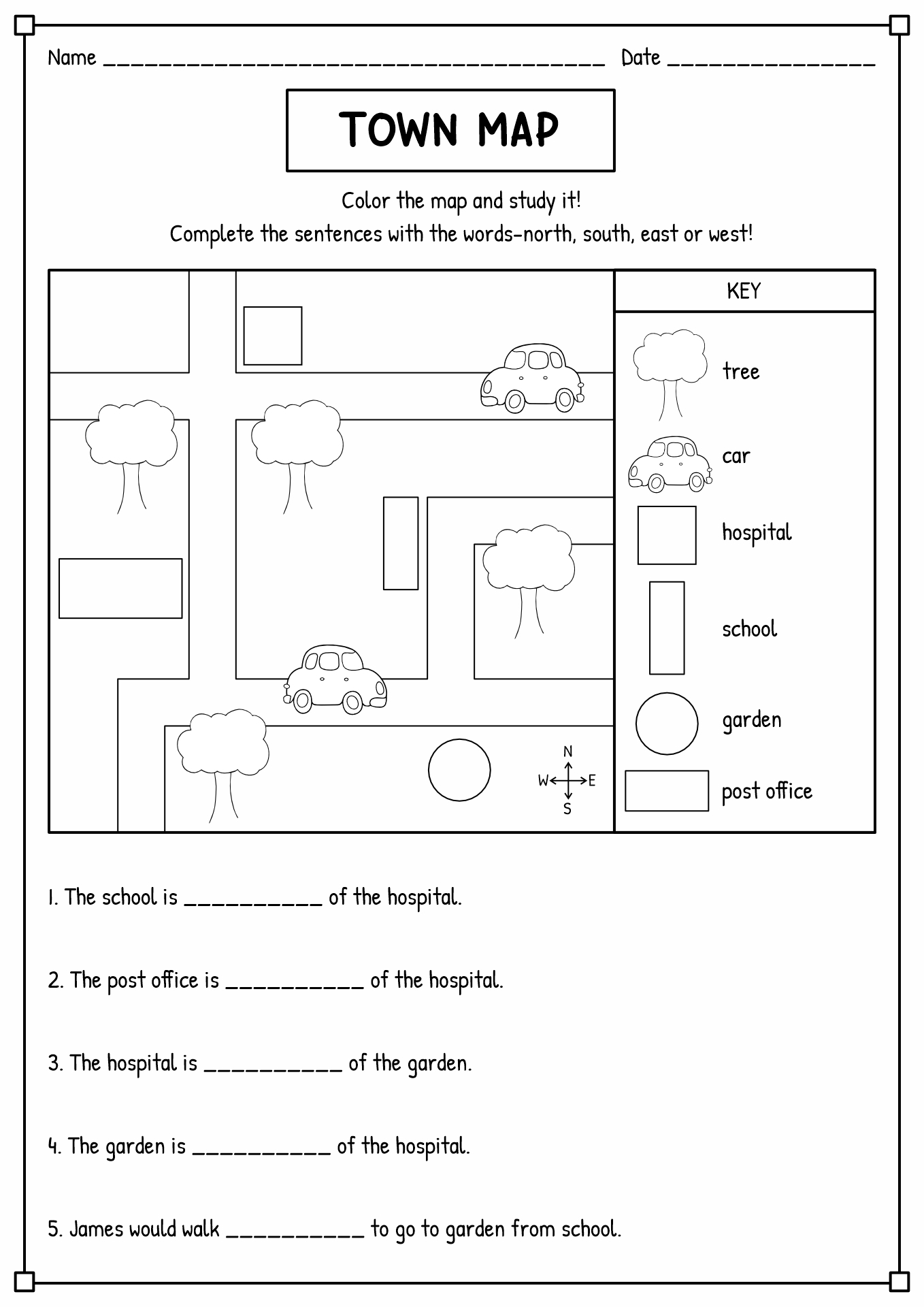 Free Map Worksheet 2nd Grade Download Free Map Worksheet 2nd Grade Png Images Free Worksheets On Clipart Library