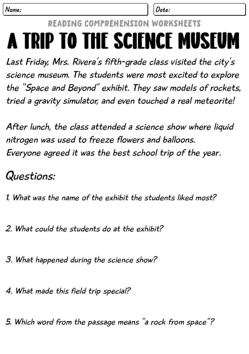 13 English Reading Comprehension Worksheets Free PDF At Worksheeto 13 English Reading Comprehension Worksheets Free PDF At Worksheeto