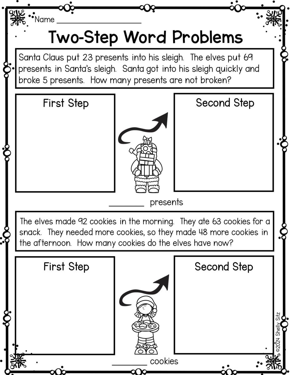 13 Free Christmas Worksheets For Second Grade Second Grade Teaching Blog 13 Free Christmas Worksheets For Second Grade Second Grade Teaching Blog