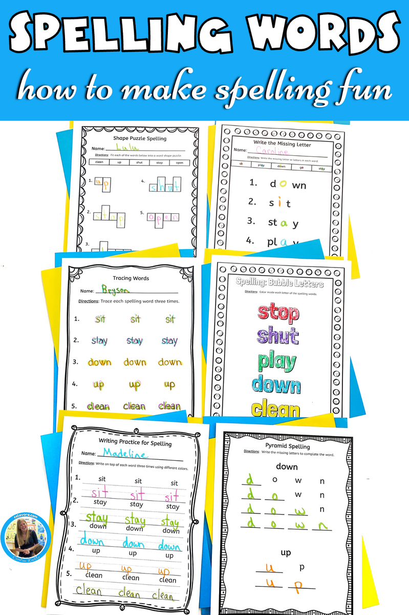 16 Spelling Exercise Ideas Worksheets Caroline Koehler At Celavora Education 16 Spelling Exercise Ideas Worksheets Caroline Koehler At Celavora Education