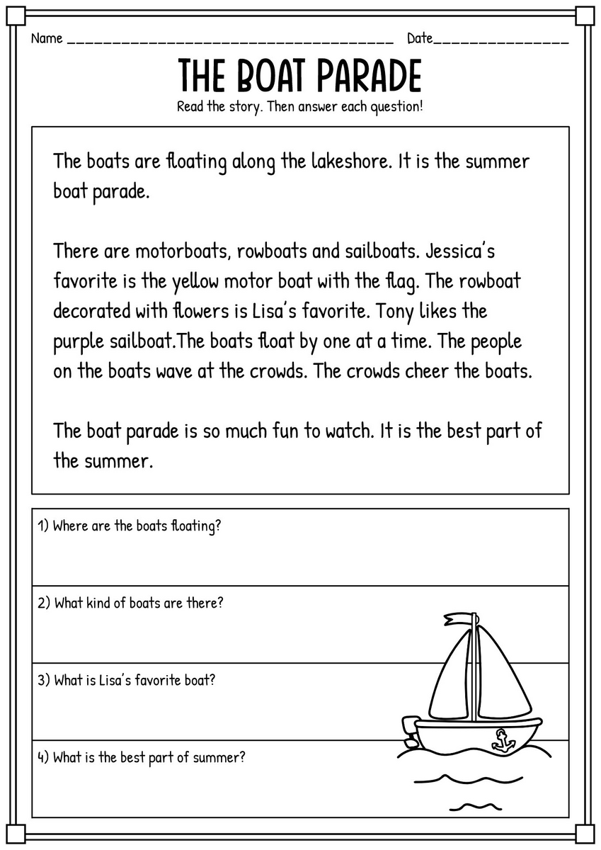 17 Reading Fluency 2nd Grade Worksheets Free PDF At Worksheeto 2nd Grade Reading Worksheets Best Coloring Pages For Kids