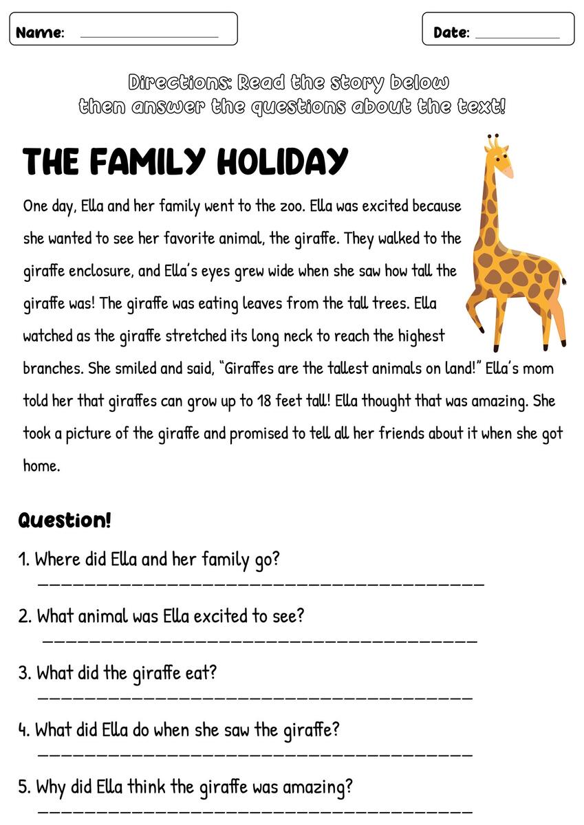 Page 3 Customize 515 Reading Comprehension Worksheets Templates Online Canva
