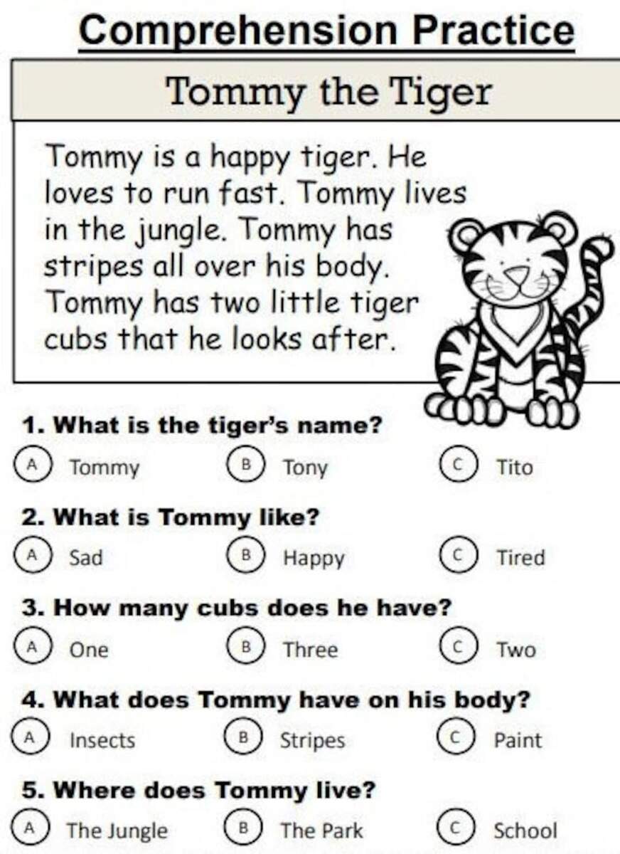 20 Reading Comprehension Stories Multiple Choice Etsy Denmark