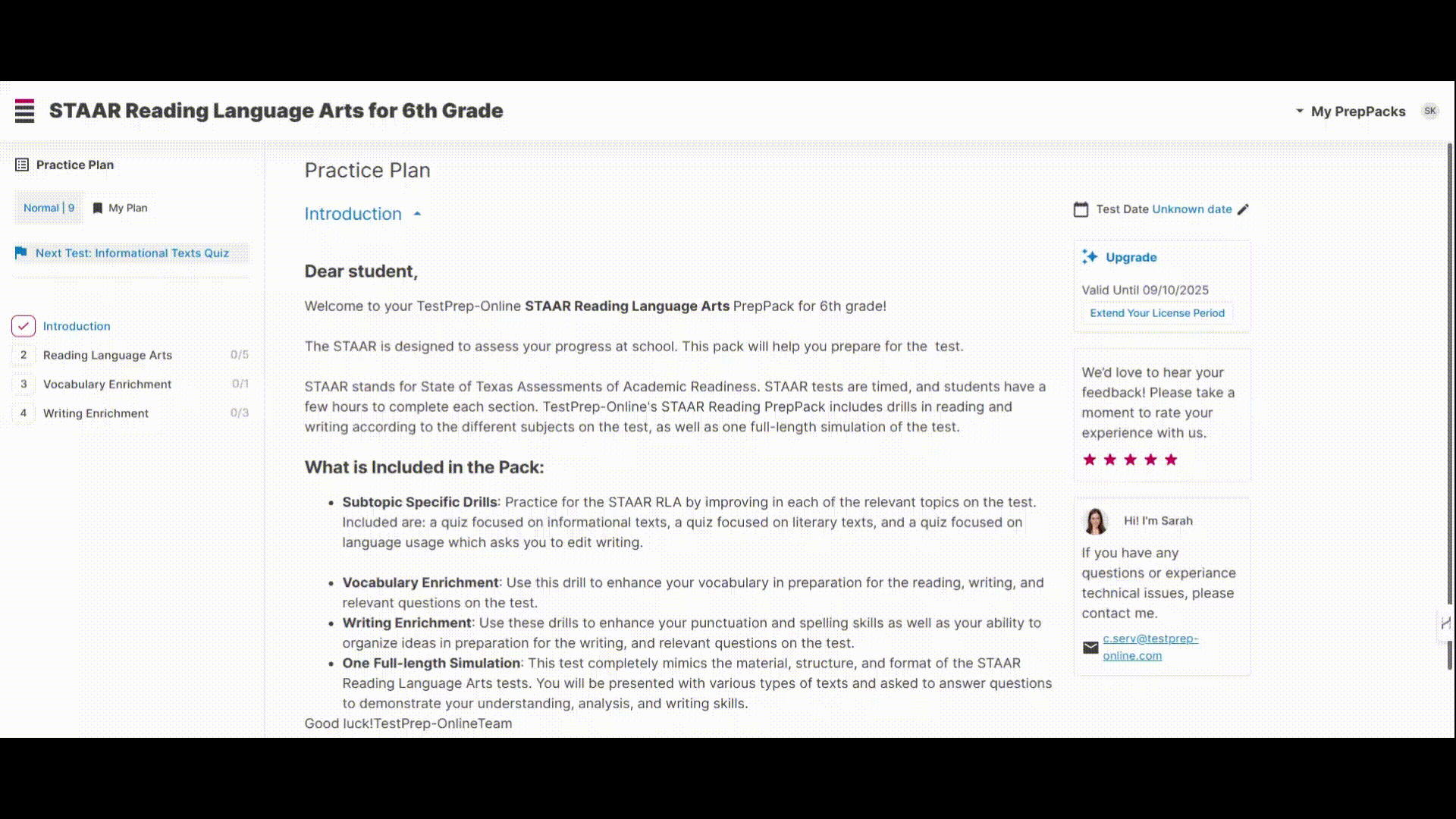2025 6th Grade STAAR Test Prep TestPrep Online