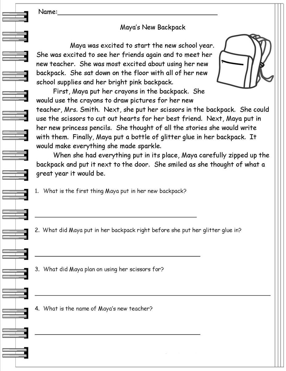 2nd Grade Reading Worksheets Best Coloring Pages For Kids Reading Worksheets Second Grade Reading Worksheets Worksheets Library