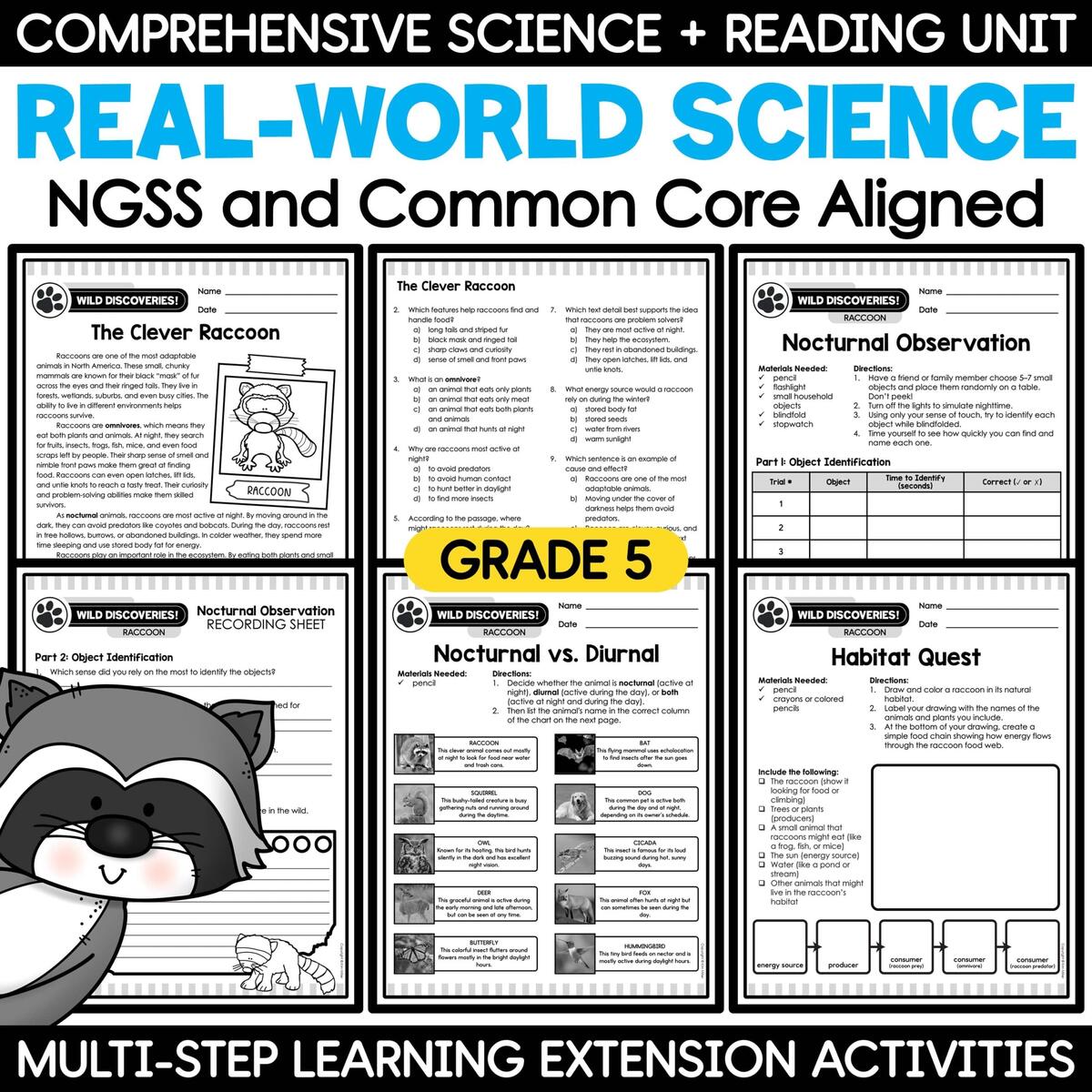 Grade 3 Animals Read And Answers Worksheet 1 Kidschoolz