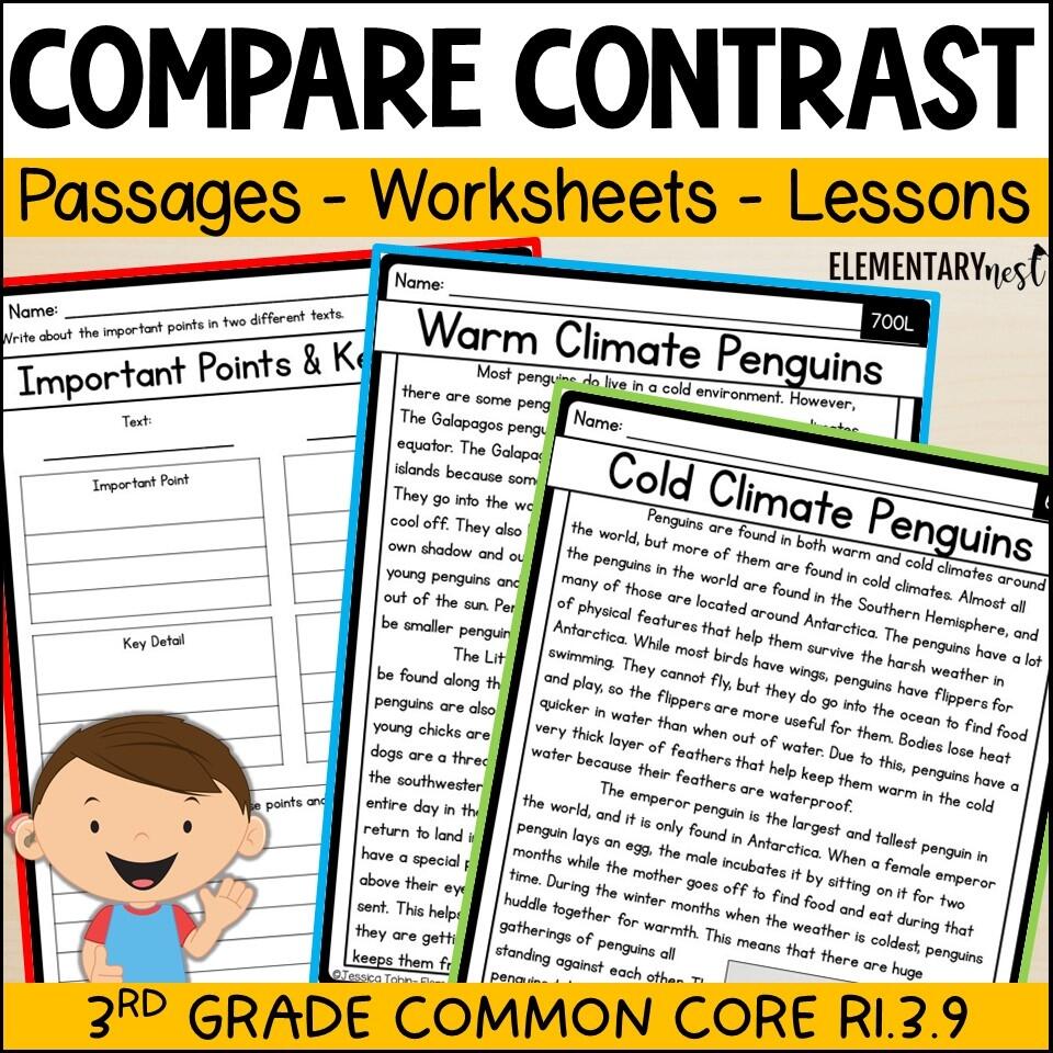 3rd Grade Compare And Contrast Nonfiction Texts RI 3 9 3rd Grade Compare And Contrast Nonfiction Texts RI 3 9