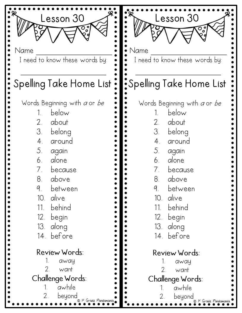 3rd Grade Spelling Lists Weekly Aligned W HMH Journeys 1st Grade Pandamania 3rd Grade Spelling Lists Weekly Aligned W HMH Journeys 1st Grade Pandamania