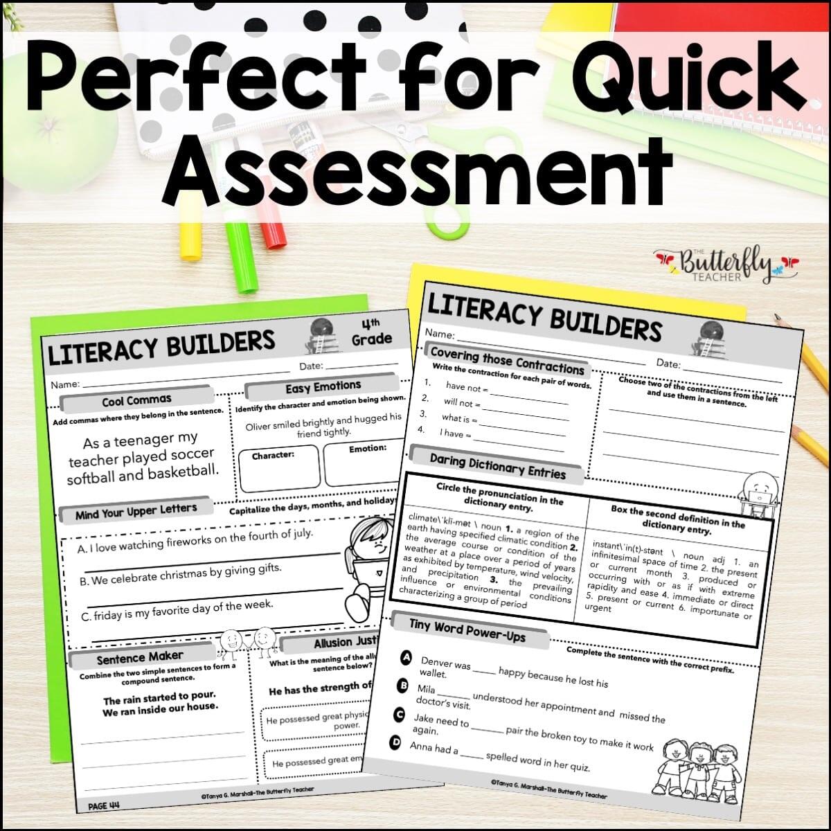 The Best Of Teacher Entrepreneurs Daily Reading And Writing Warm Ups For Spring Common Core Aligned