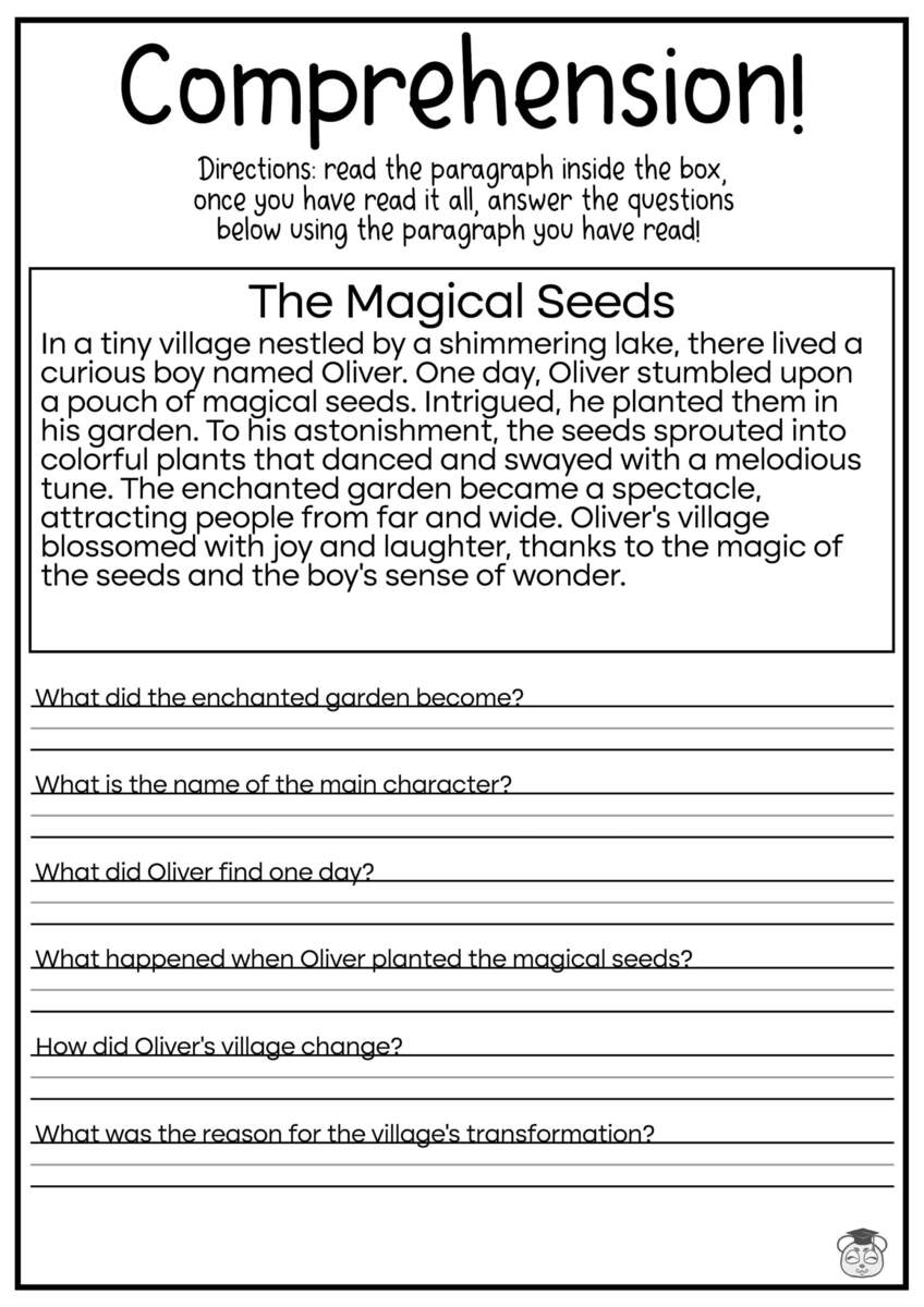 5 Printable Reading Comprehension English Worksheets Ages 4 7 KG1 To Grade 2 Etsy Israel 5 Printable Reading Comprehension English Worksheets Ages 4 7 KG1 To Grade 2 Etsy Israel