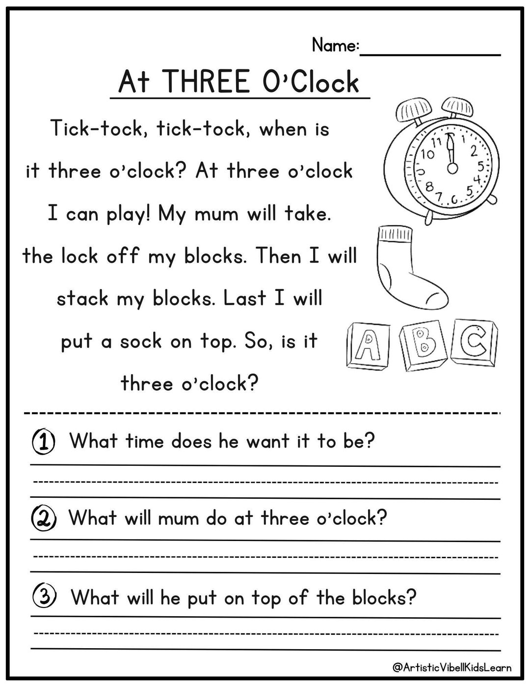 50 Kindergarten 1st Grade Reading Comprehension Passages Worksheets Sentences Reading Worksheet Fluency Worksheet English Passage Etsy Israel