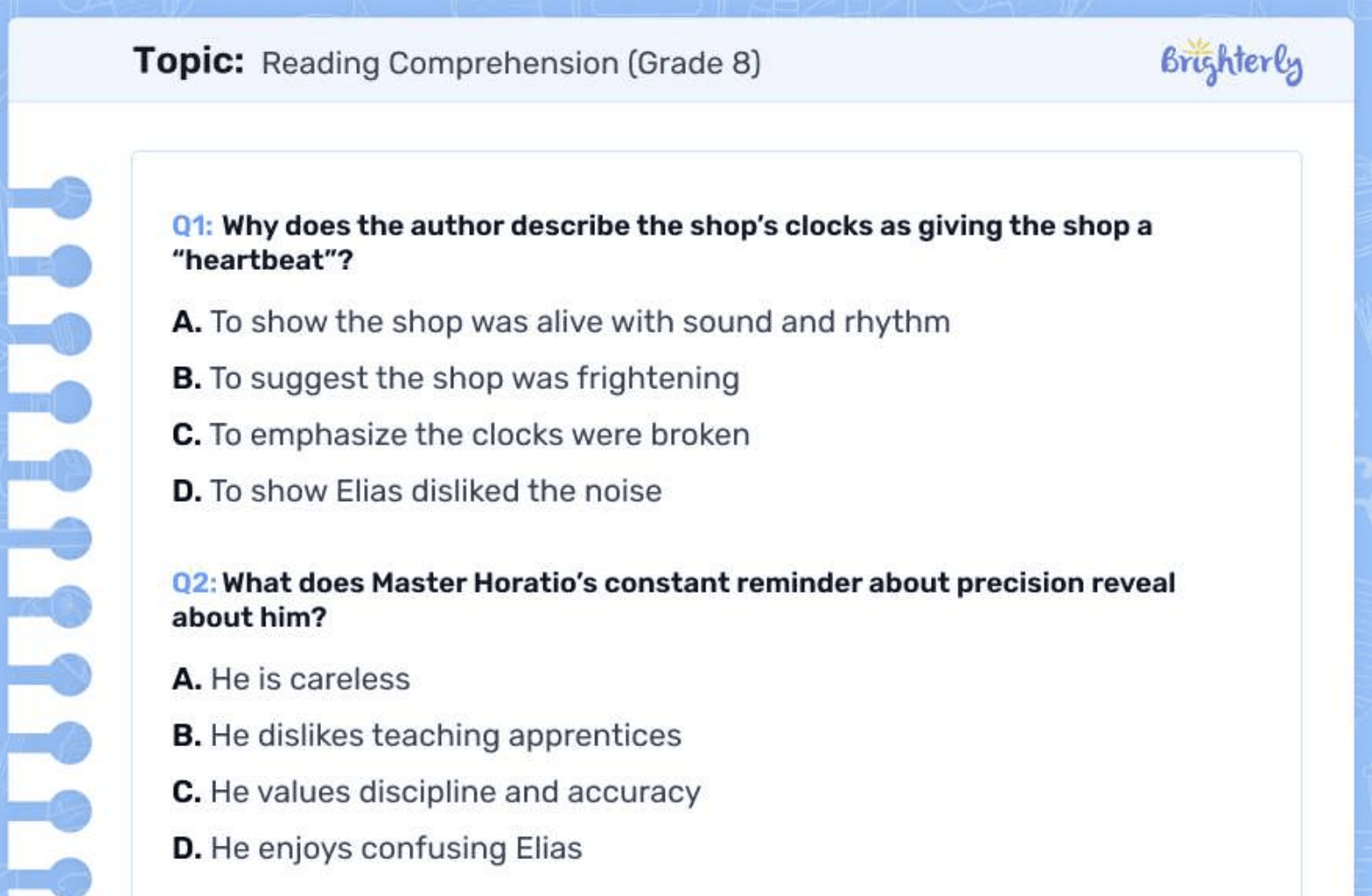 8th Grade Reading Comprehension Worksheets Free Printable 8th Grade Reading Comprehension Worksheets Free Printable