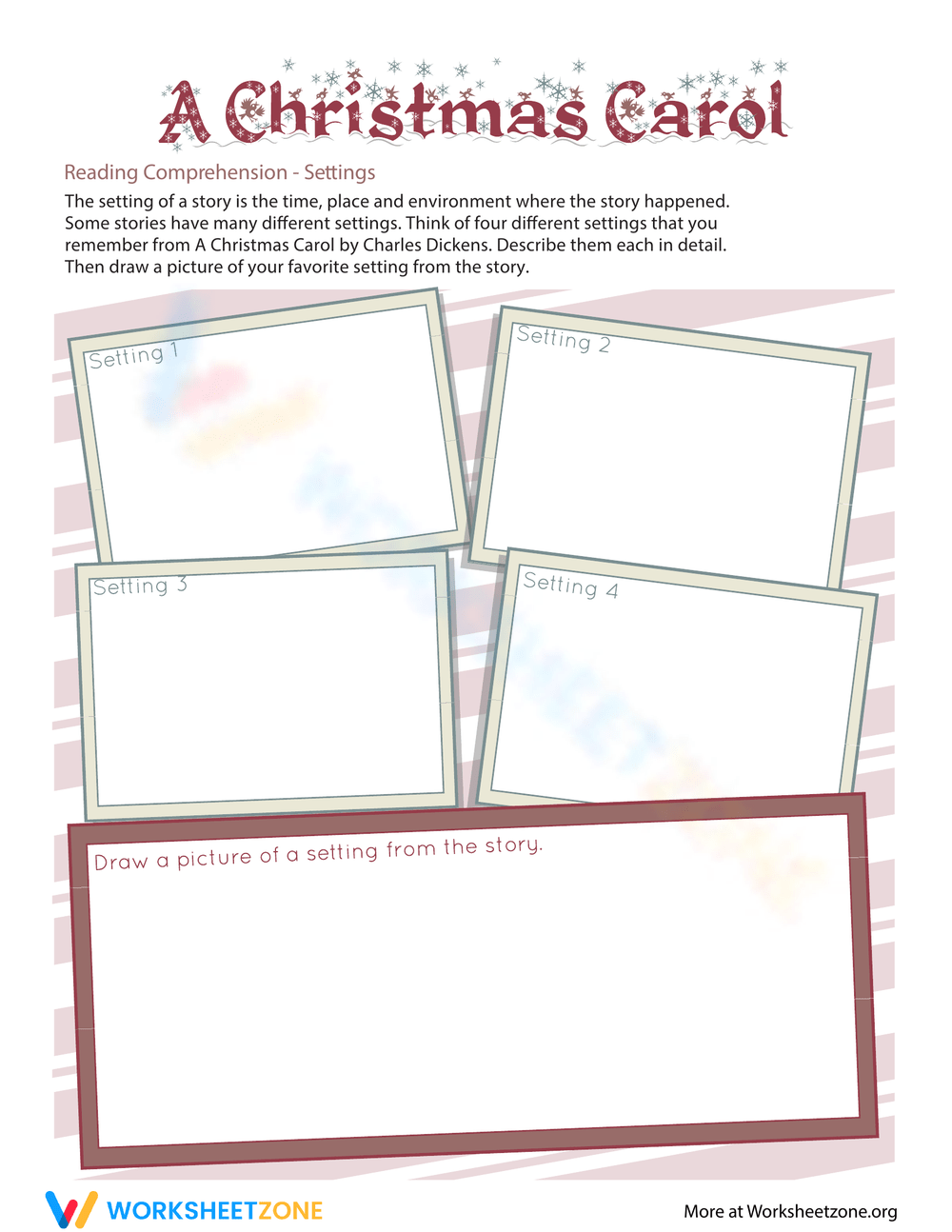 Analyzing Story Structure Worksheets Printable