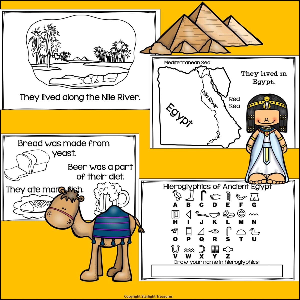 Ancient Egypt Mini Book For Early Readers Ancient Civilizations Activities Made By Teachers