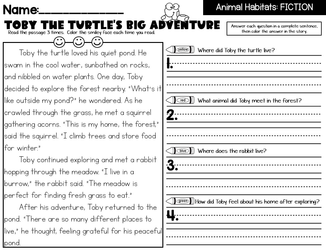 Animal Habitats Fiction And Nonfiction Reading Passages With Text Evidence Teaching Ideas Made Easy
