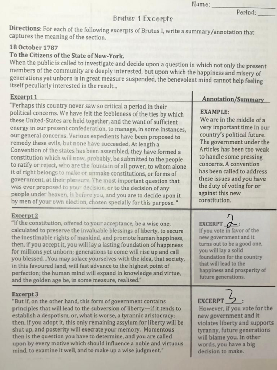 AP Gov WS Brutus 1 Excerpts Summaries And Annotations Studocu AP Gov WS Brutus 1 Excerpts Summaries And Annotations Studocu