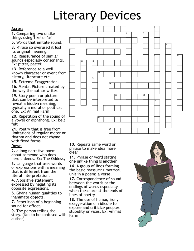 AP Literature Worksheet WordMint