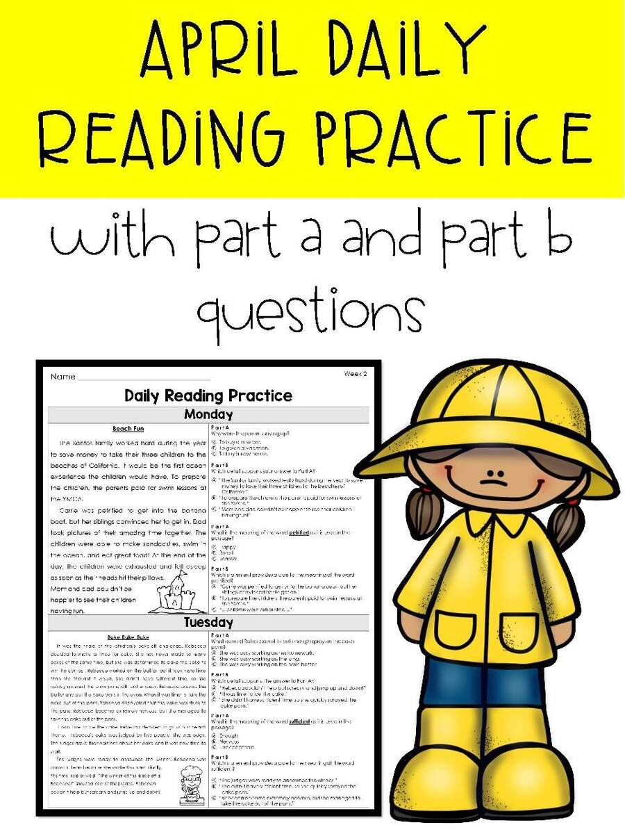 April 3rd Grade Florida F A S T Reading ELA Daily Practice TPT April 3rd Grade Florida F A S T Reading ELA Daily Practice TPT