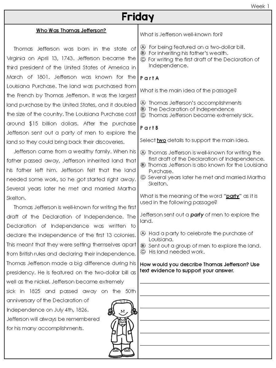 April 3rd Grade Florida F A S T Reading ELA Daily Practice TPT The Great Gatsby Chapter 1 Close Reading Inference Worksheet For High School Made By Teachers
