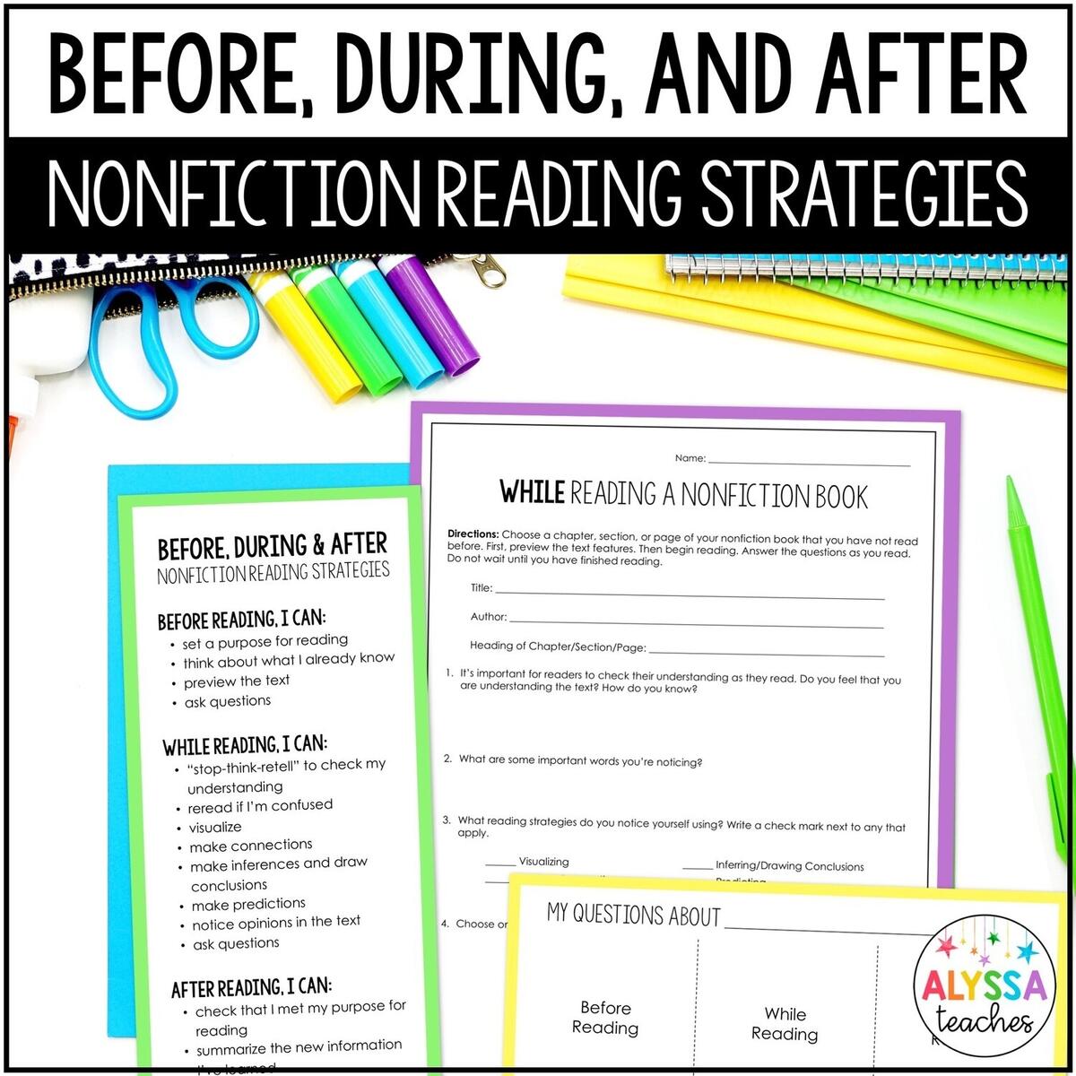 Page 3 Free Custom And Printable Reading Worksheet Templates Canva