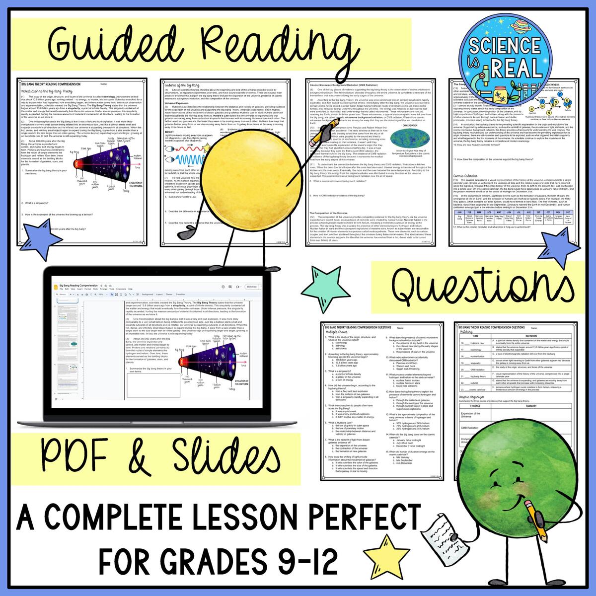 Big Bang Theory Reading Comprehension Classful Big Bang Theory Reading Comprehension Classful