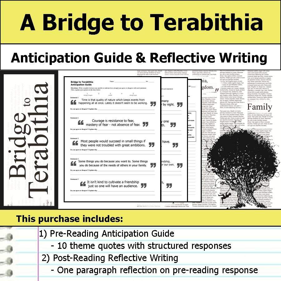 Bridge To Terabithia Anticipation Guide Reflection Bridge To Terabithia Anticipation Guide Reflection