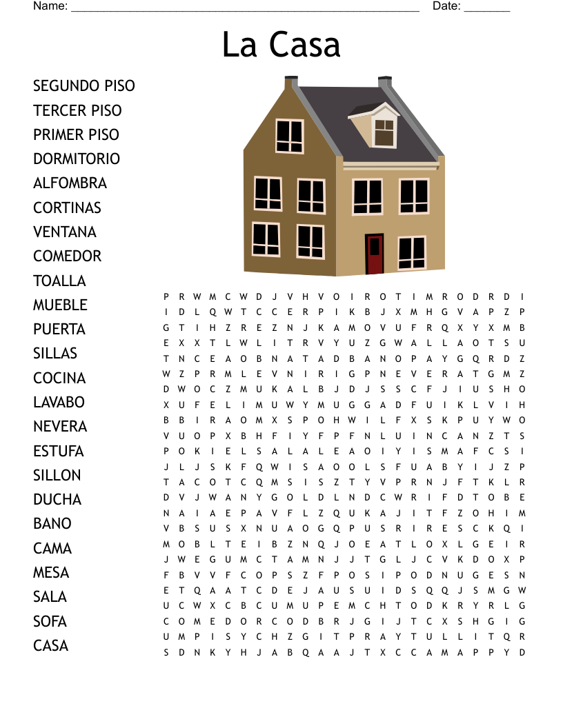 Casa Crossword WordMint