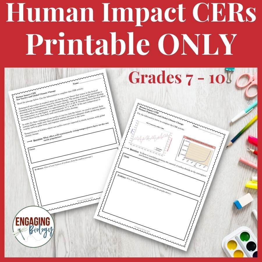 CERs For Human Impact On The Environment Made By Teachers CERs For Human Impact On The Environment Made By Teachers