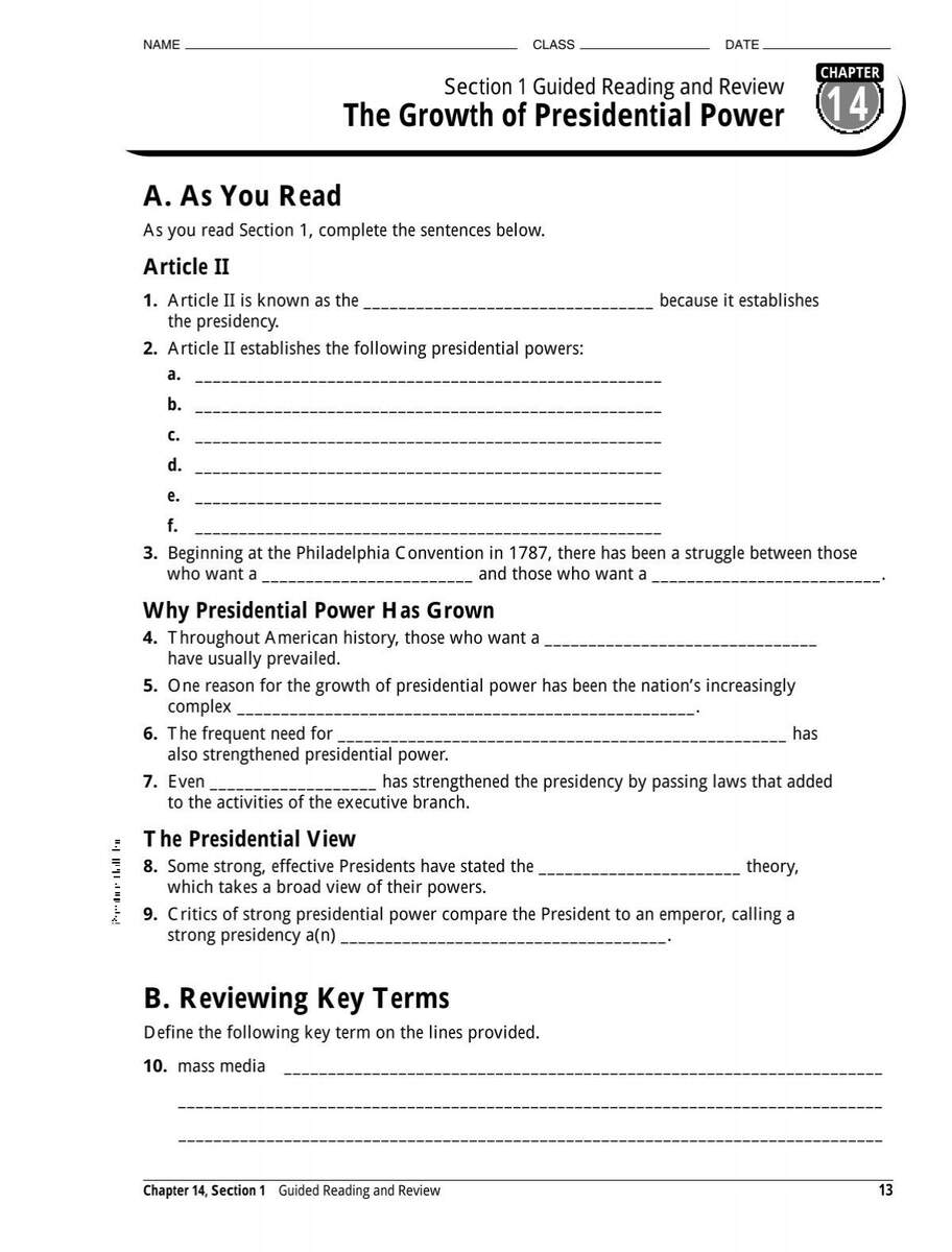 Ch 14 Packet Pdf Analy High School Staff Mixed Economies Guided Reading Activity