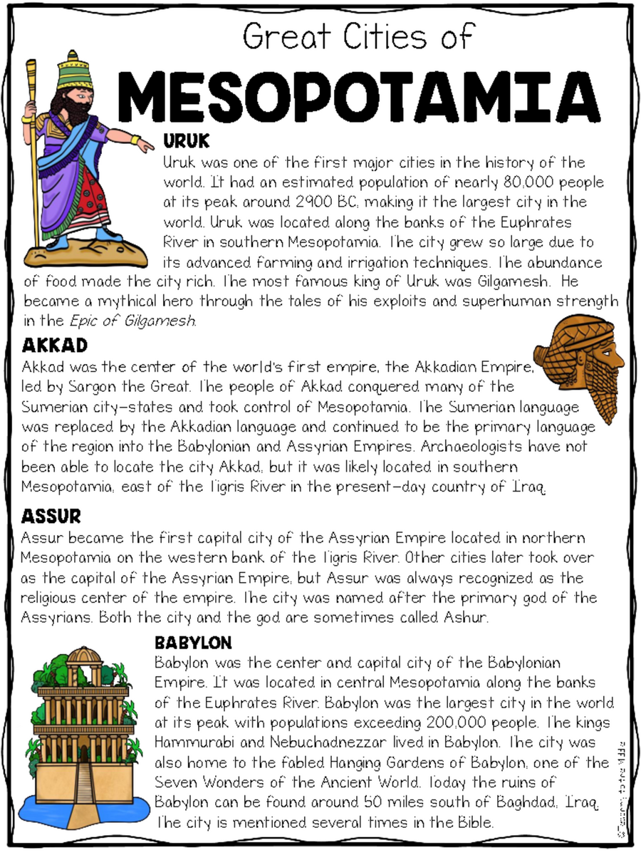 Civilizations 1 Great Cities Of Ancient Mesopotamia Reading Comprehension Studocu Civilizations 1 Great Cities Of Ancient Mesopotamia Reading Comprehension Studocu