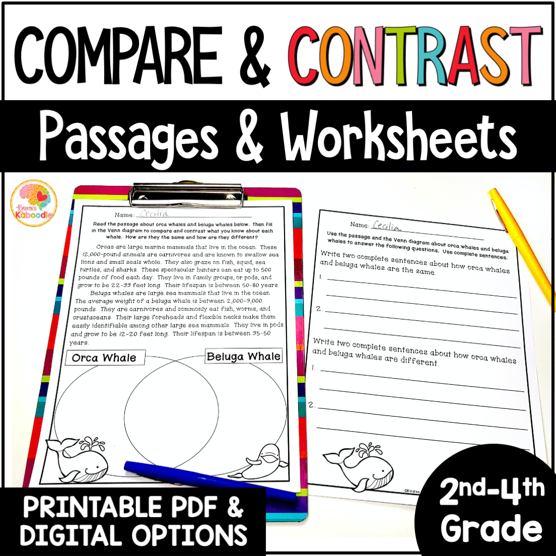 Text Structure Worksheets Compare And Contrast Elements Text Structure Worksheets