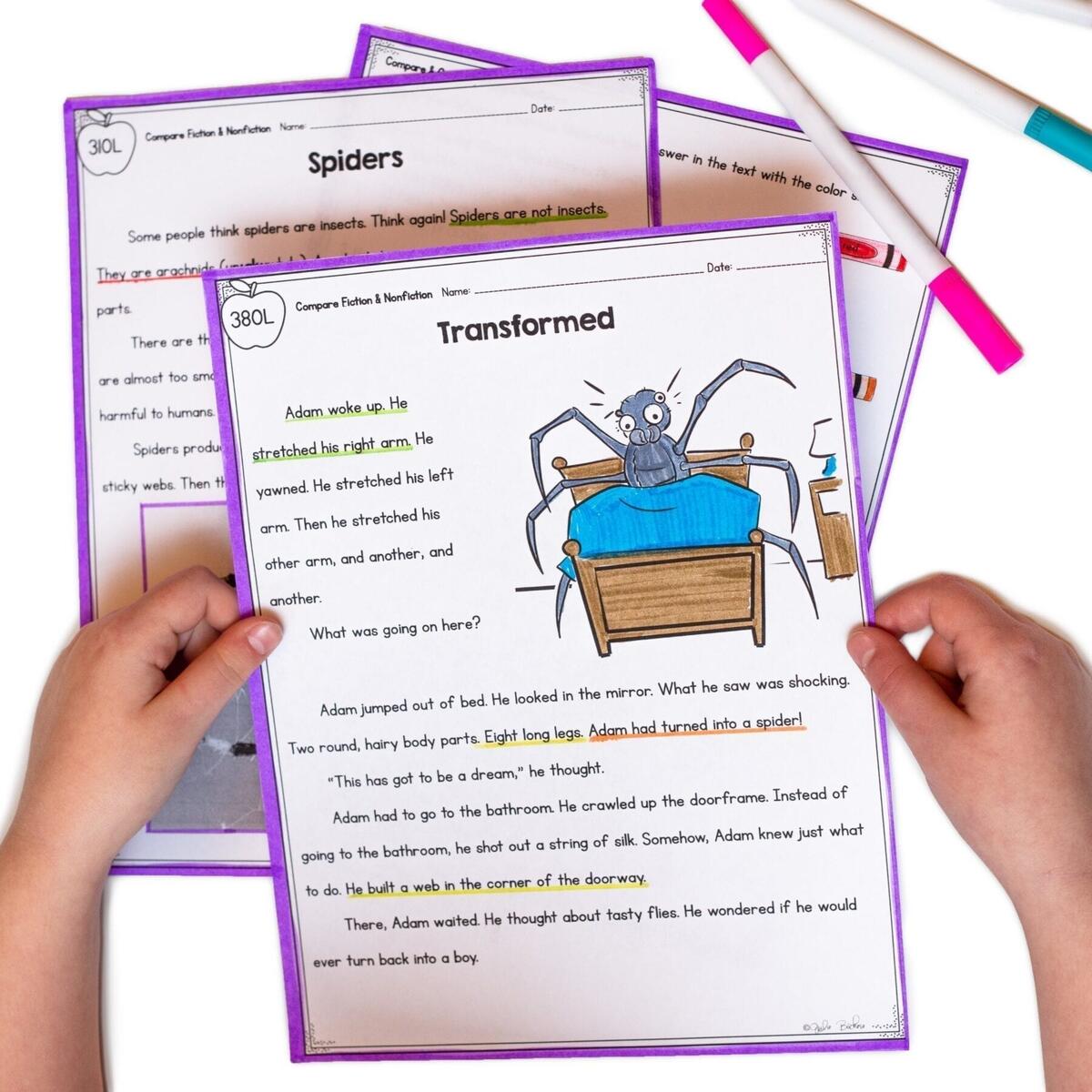 Compare Fiction And Nonfiction 1st Grade Rl 1 5 Google Slides