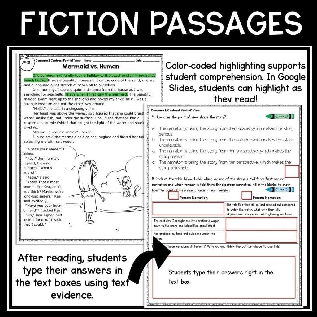 Compare Point Of View 4th 5th Grade MagiCore 10 Best Point Of View Worksheets FREE EduWorksheets