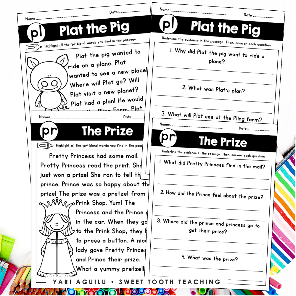 Consonant Blends Reading Passages Fluency Sentences Digital Passages Shop Sweet Tooth Teaching Consonant Blends Reading Passages Fluency Sentences Digital Passages Shop Sweet Tooth Teaching