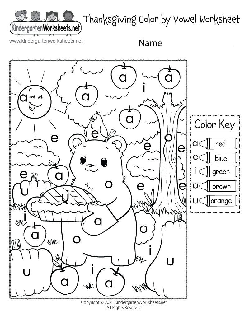 Cute Bear Color By Vowel Worksheet Free Printable Digital PDF Cute Bear Color By Vowel Worksheet Free Printable Digital PDF