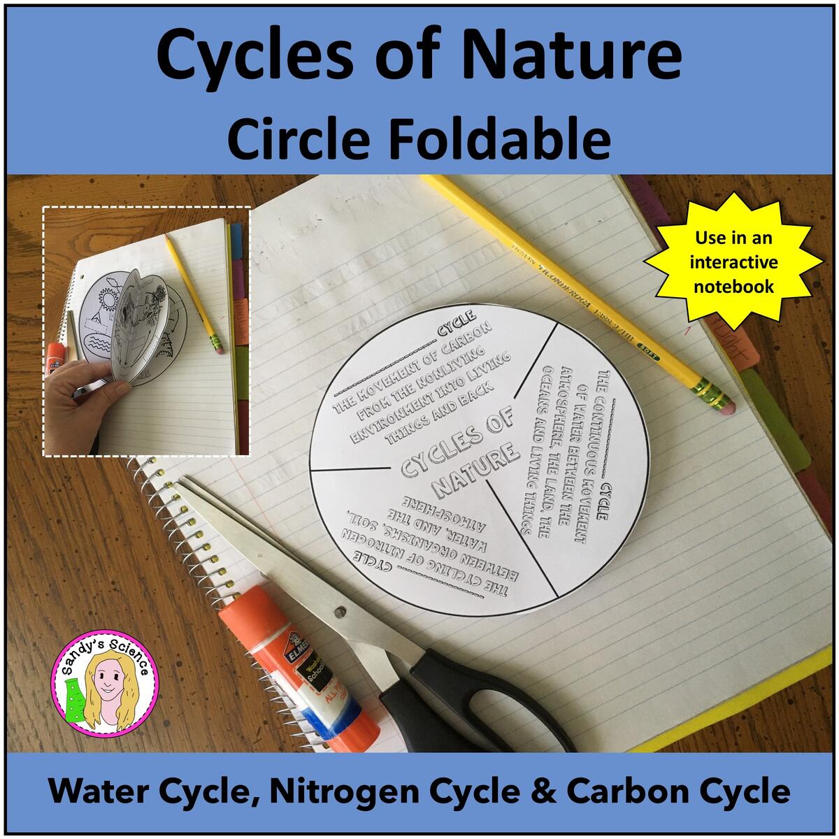 Cycles Of Nature Circle Foldable Classful Cycles Of Nature Circle Foldable Classful