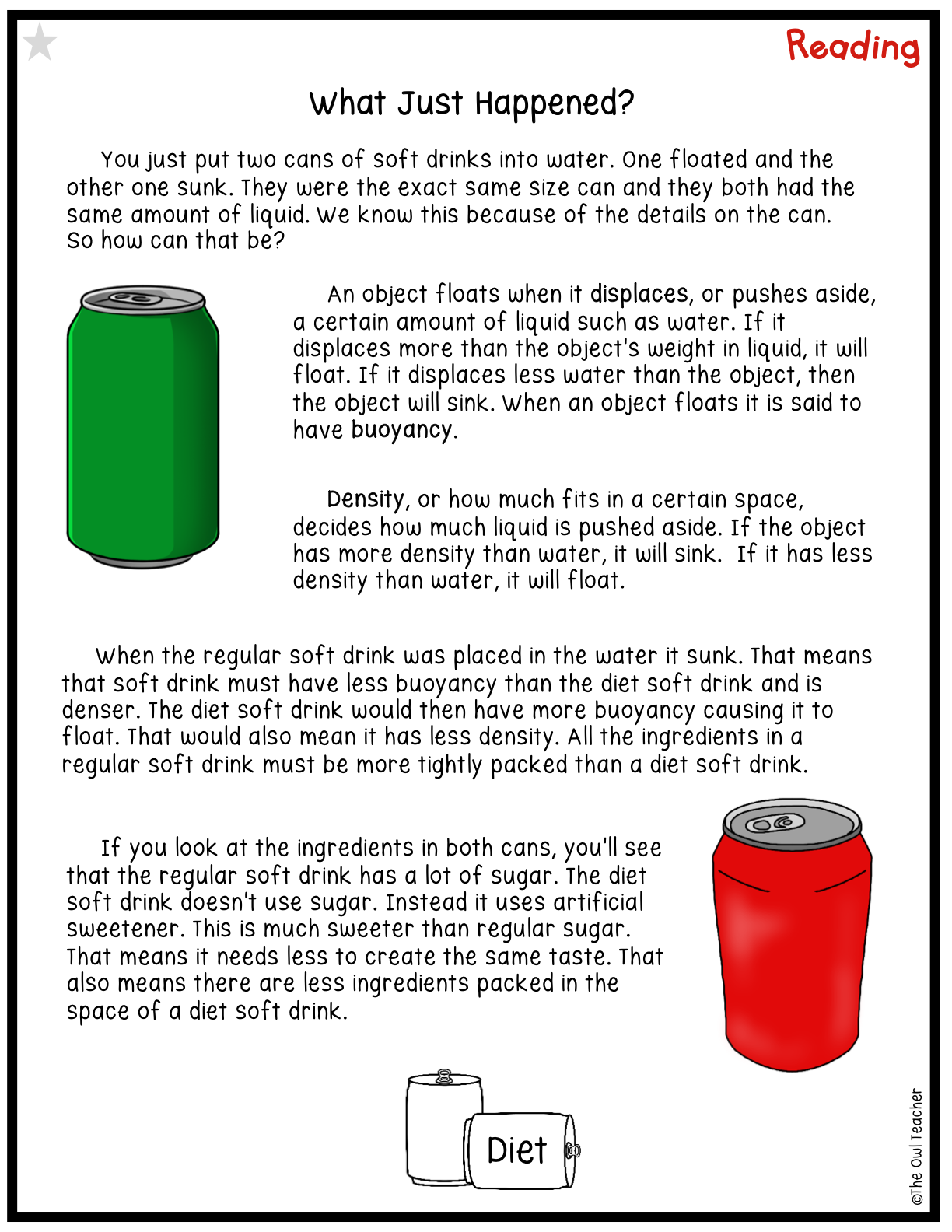 Density And Buoyancy Investigation Booklet Printable Digital The Owl Teacher Density And Buoyancy Investigation Booklet Printable Digital The Owl Teacher