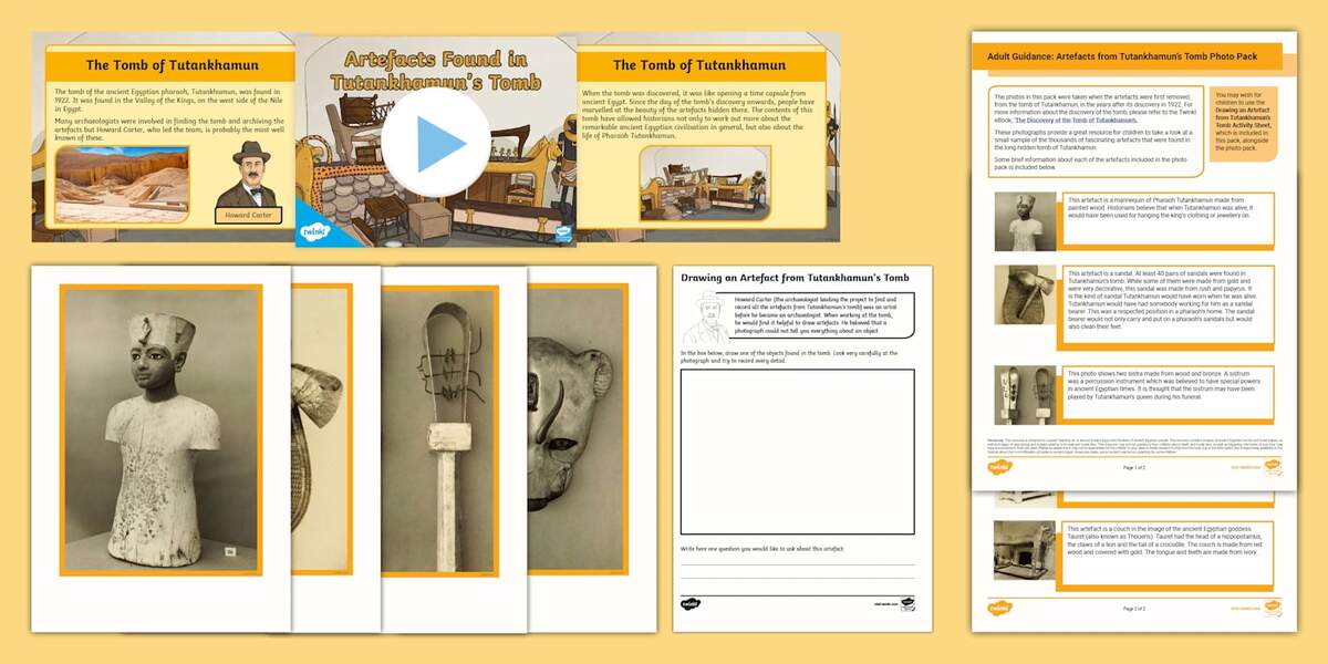 Discovering The Past Through Photos And Artefacts The Treasures In Tutankhamun S Tomb Resource Pack Behind Mysterious Tutankhamun S Treasure 5 Things To Know Daily Sabah