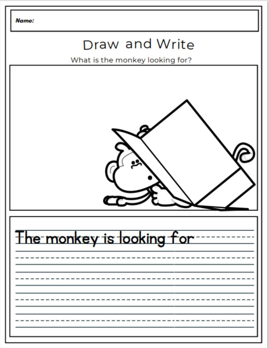 Draw Write Printable Worksheets 48 Prompts Kindergarten To 2nd Grade Writing And Drawing Activity Resource For Teachers Instant Download Etsy