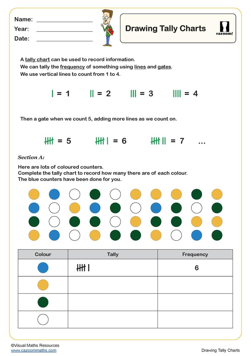 Drawing Tally Charts Worksheet PDF Printable Algebra And Statistics Worksheets Drawing Tally Charts Worksheet PDF Printable Algebra And Statistics Worksheets