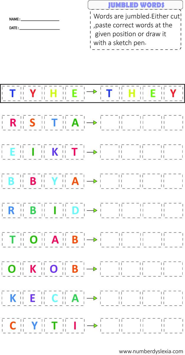Dyslexia Worksheets Effective Resources For Improving Reading Skills