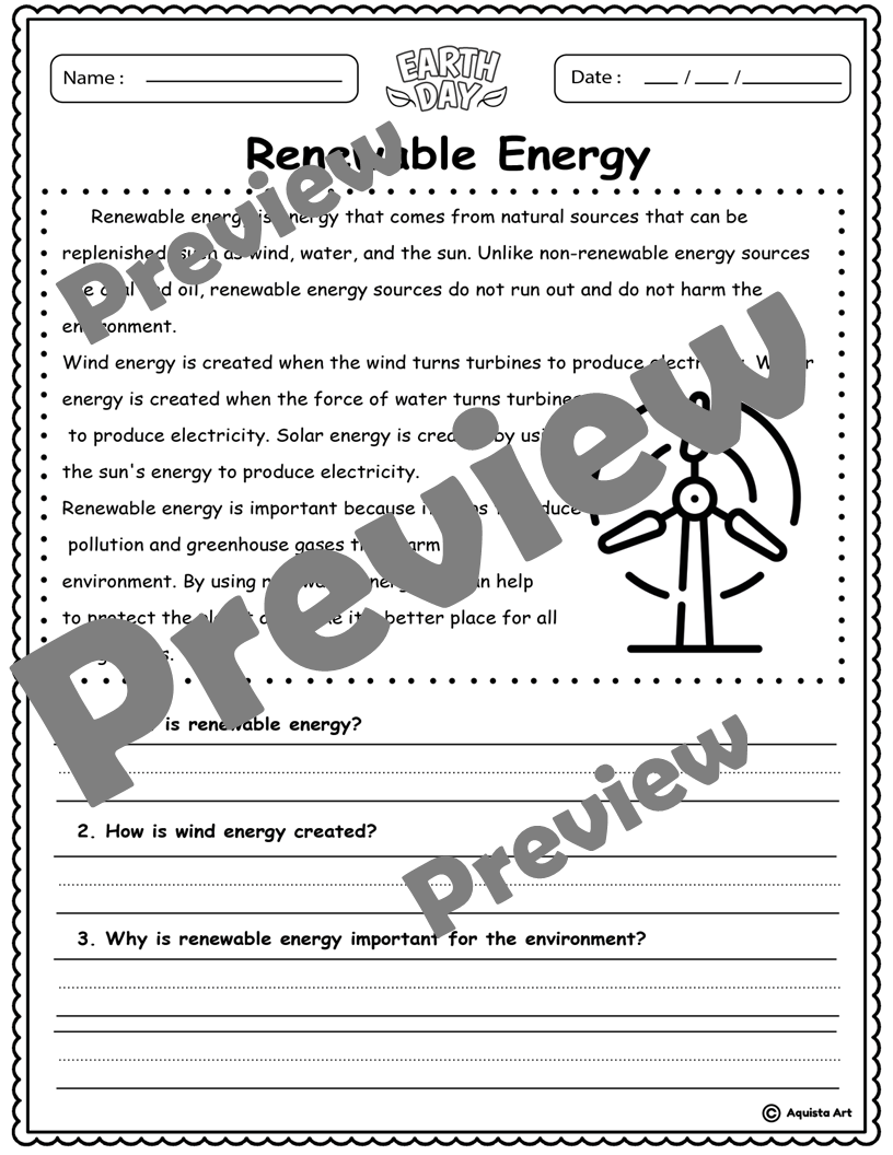 Earth Day Reading Comprehension Passages Perfect For K 2 Grades Made By Teachers