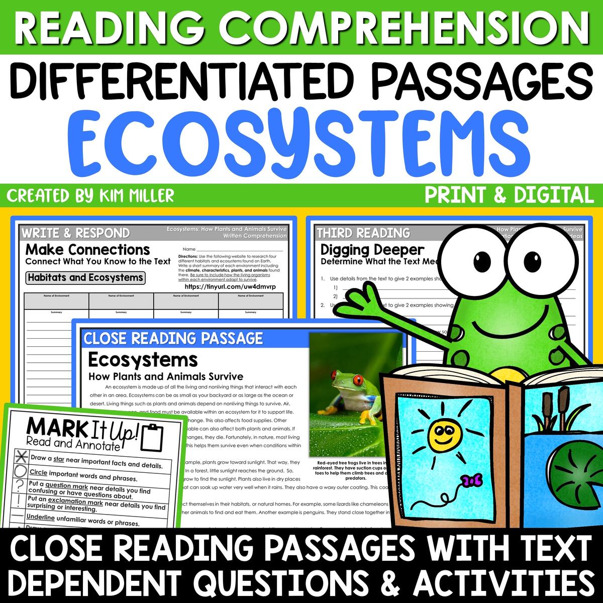 Ecosystems Worksheets