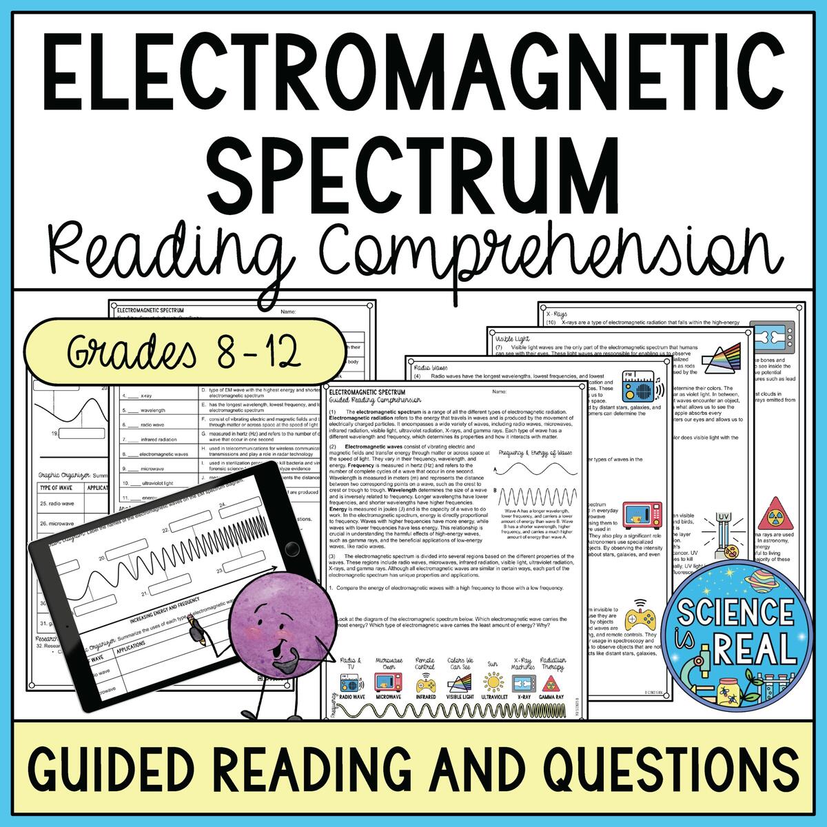 Electromagnetic Spectrum Reading Comprehension Classful Electromagnetic Spectrum Reading Comprehension Classful