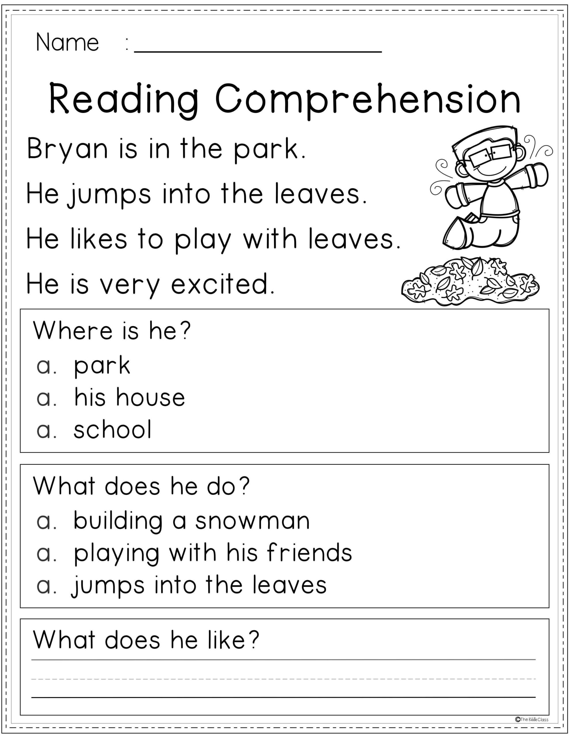 Engage First Graders With Interactive Reading Comprehension Worksheets Engage First Graders With Interactive Reading Comprehension Worksheets