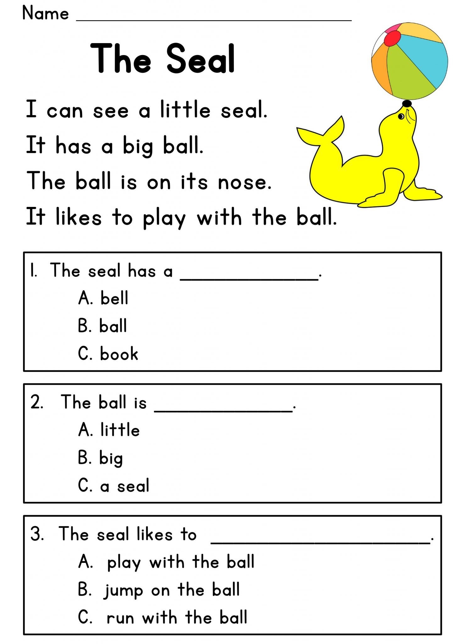 Engaging Worksheets For 5 Year Olds Fun Learning Activities For Preschoolers English For Kids Step By Step Reading Comprehension For Preschoolers Free PDF