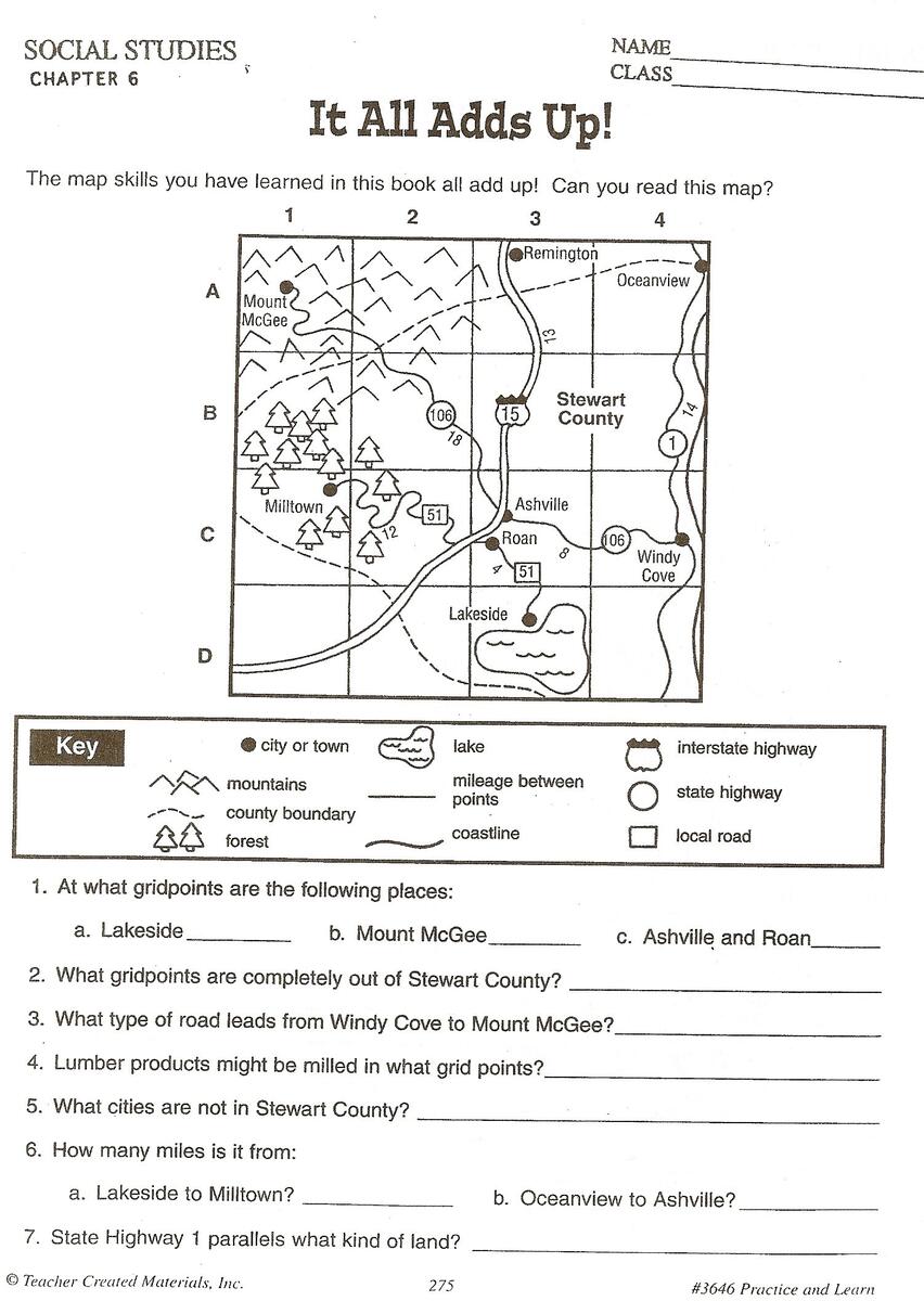 Enhance Geography Knowledge With Interactive Map Skills Worksheets Enhance Geography Knowledge With Interactive Map Skills Worksheets