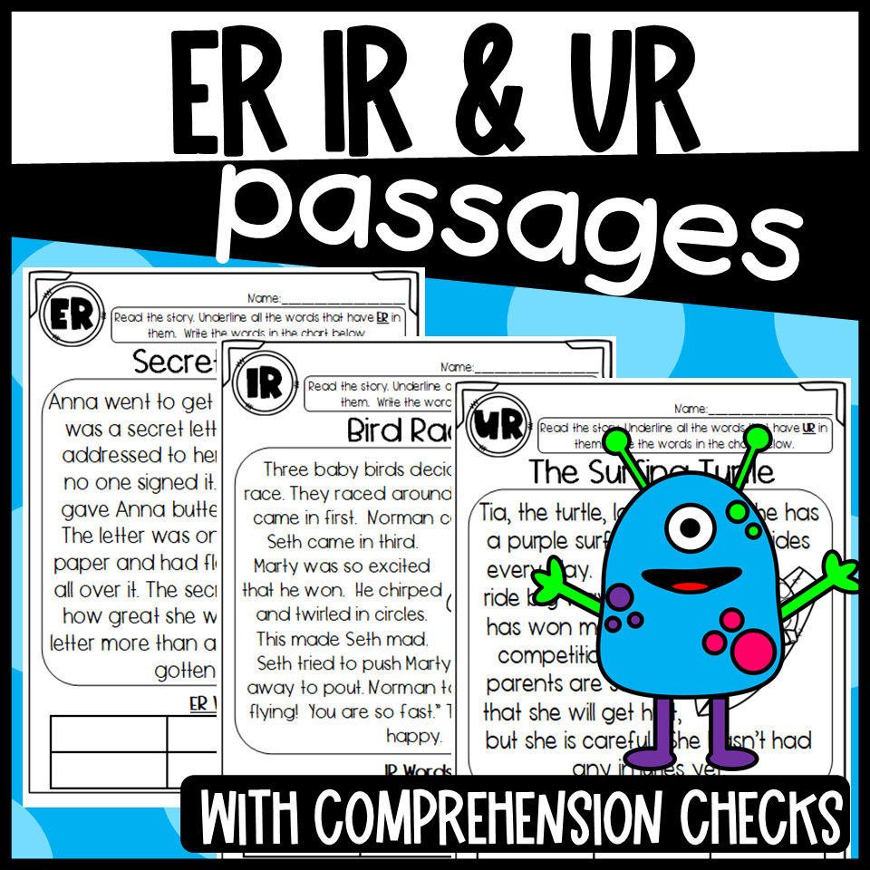 ER IR And UR Passages Made By Teachers ER IR And UR Passages Made By Teachers